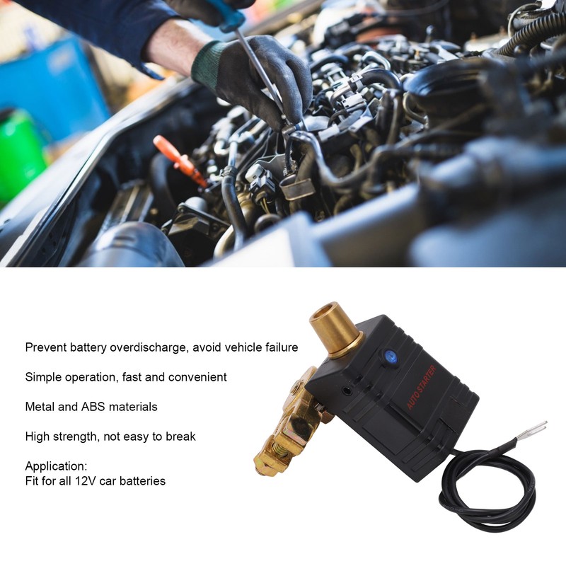 18V Car Battery Starter 2400A Over Discharge Protection Sensitive Fit