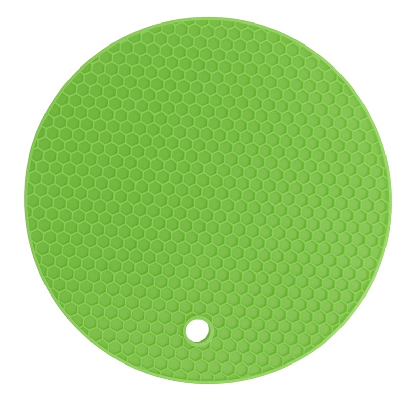 5Pcs Silicone Trivet Mat Square Round Honeycomb Hot Pad Non