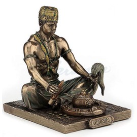 5.5" Statue Orisha Orunla Orula Seven African Powers Santeria Yoruba