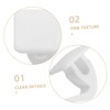 Ciieeo 10Pcs Radiator Cover Support Clip Kit Hose Mounting Clamps
