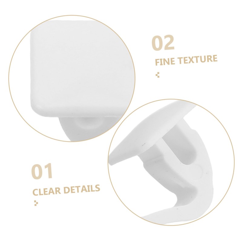 Ciieeo 10Pcs Radiator Cover Support Clip Kit Hose Mounting Clamps