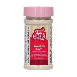 FunCakes Xanthanum: Verdickungsmittel, um essbaren Kleber, Blütenpaste und Pastillage herzustellen. 50 g.