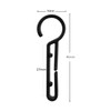 MABAHON 10 Pieces Headlamp Helmet Clips Headlight Helmet Light Clips