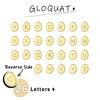 GLOQUAT Layered Initial Necklaces for Women Gold Paperclip Link Chain