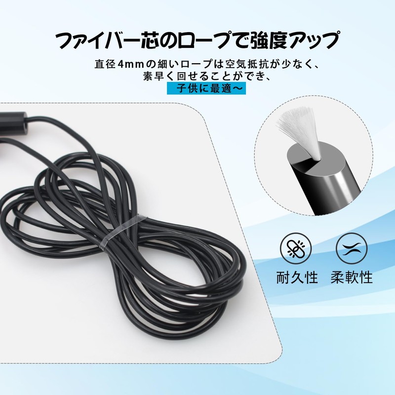 Jump Rope for Kids/Juniors, Elementary School Students, Double Unders, Competition,