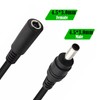 Discool Tip Adapter Converter Cable, Female DC 4.5 x 3.0