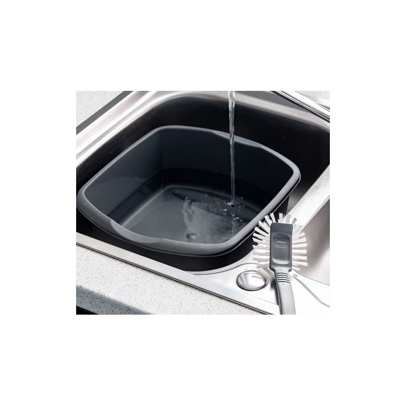 Addis 8 Litre Small Rectangular Bowl, Metallic Silver, 8L, 319251