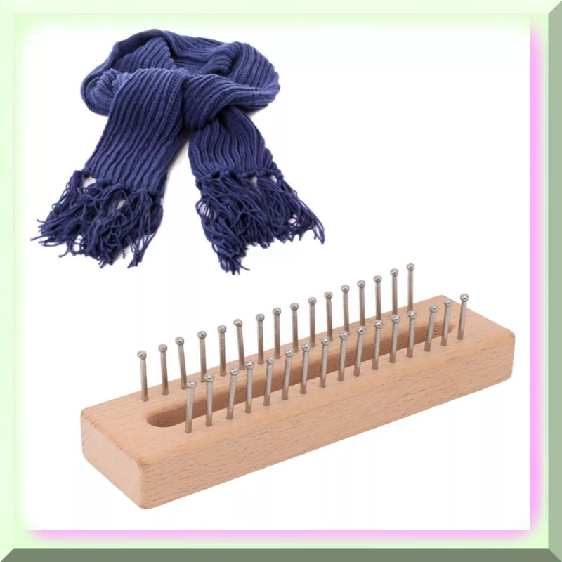 Vivora Wooden Square Knitting Loom Kit - DIY Weaving Tool
