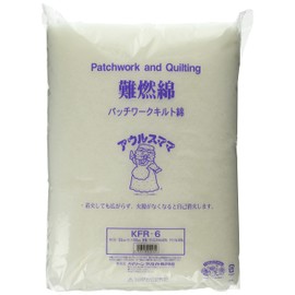 Vilene KFR-6 Flame Retardant Cotton, Soft, 48.0 x 39.4 inches (122 x 100 cm), White