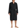 Latuza Men's Cotton Gauze Robe Lightweight Bathrobe with Pockets L