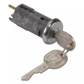 Unbranded 1973-91 Tailgate Handle Lock Cylinder & Key - Power for Chevy, GMC Truck
