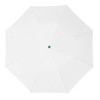 Mens Ladies Small Pocket Telescope Umbrella Compact Folding (White)