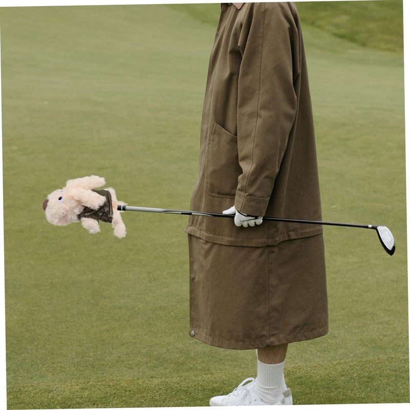 Kisangel Golf Club Accessories 1pc Club Head Cover Plush Animal