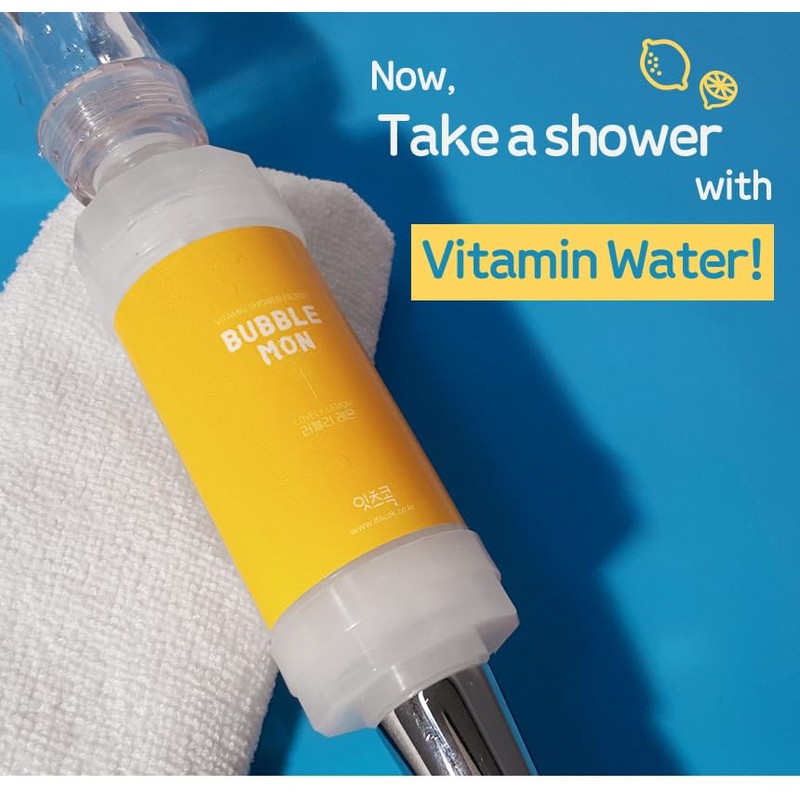 BUBBLEMON Vitamin Shower Filter (Lovely Lemon) Vitamin C Shower Filter