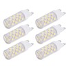 6Pcs 5W G9 46LED Bulb Dimmable Chandelier Ceiling Lamp Bulbs