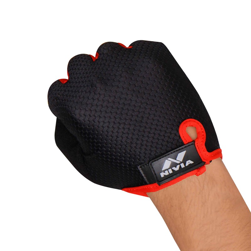 NIVIA Cross Training Basic Gloves,Large,Black