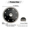 SHDIATOOL Super Thin Diamond Turbo Blade 5PCS 4 Inch Cutting