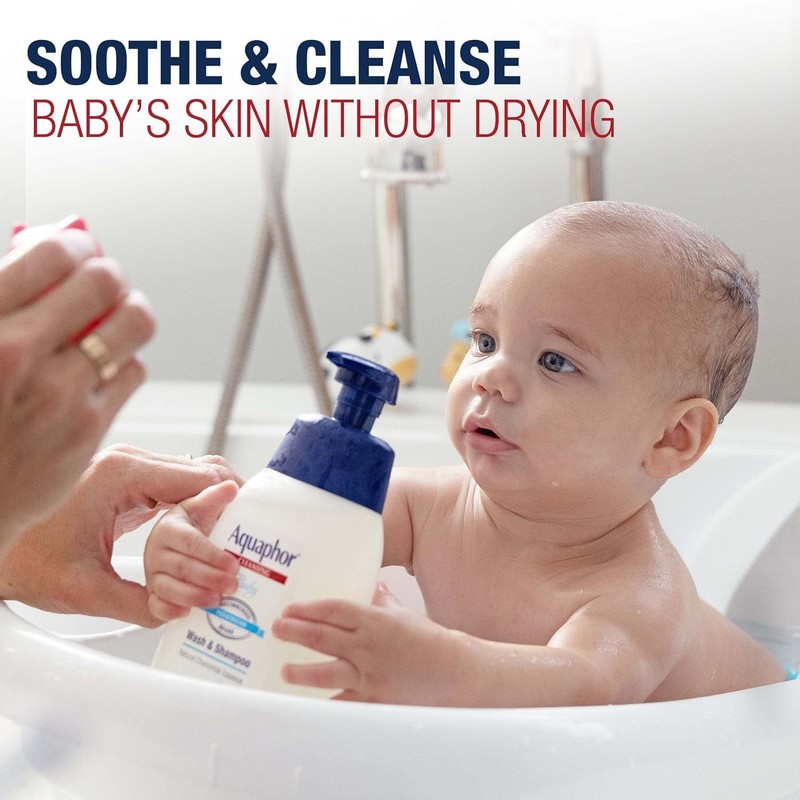 Aquaphor Baby Wash & Shampoo Fragrance Free - 16.9 oz,