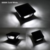 Sumaote Solar Post Lights, 6000K Cold White Solar Post Cap