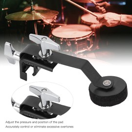 Gatuxe Mute Switch for Snare Drums, Black, Clip Accurate Tone Control Silencer, Convenient for Snare Drums to Control or Eliminate Excessive Overtones