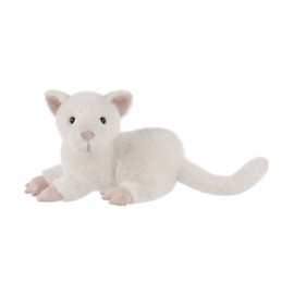 Apricot Lamb Lazy Ferret Plush Toys for Children, Soft Cute Cuddly Toy for Baby Girls and Boys, Fluffy Ferrets White 30 cm