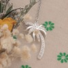 AHAETH Palm Tree Necklaces Gifts For Women Beachy Palmetto Tree
