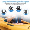 2Pcs Kayak Track Mount，Aluminum Kayak Gear Track Mount Accessories (6