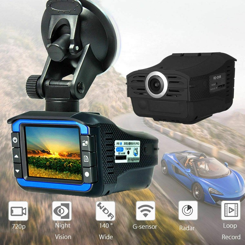 Anti Radar Laser Speed Detector 1080P Car DVR Recorder Video