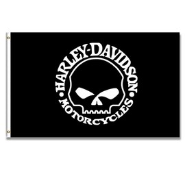 Kasflag Motorcycle Flag for Fans (3x5ft,150D Poly) Wall Decor For Outdoor Room Man Cave
