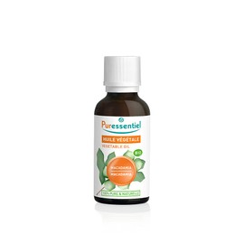 Puressentiel - Macadamia organic vegetable oil cold pressed - organic certified - 100% pure and natural - hair, eyelashes, skin, massage - vegan and cruelty free - 50 ml