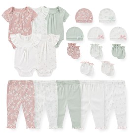 JELYLOVE Unisex Baby Boy Girl Bodysuits Sets 20 Pack Cotton Casual New Born Clothes Comfort Infant Outfit Essentials