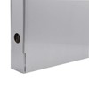 Bindertek 3-Ring 3-Inch Heavy Duty Metal Binders, Silver (MTBIND-EF)