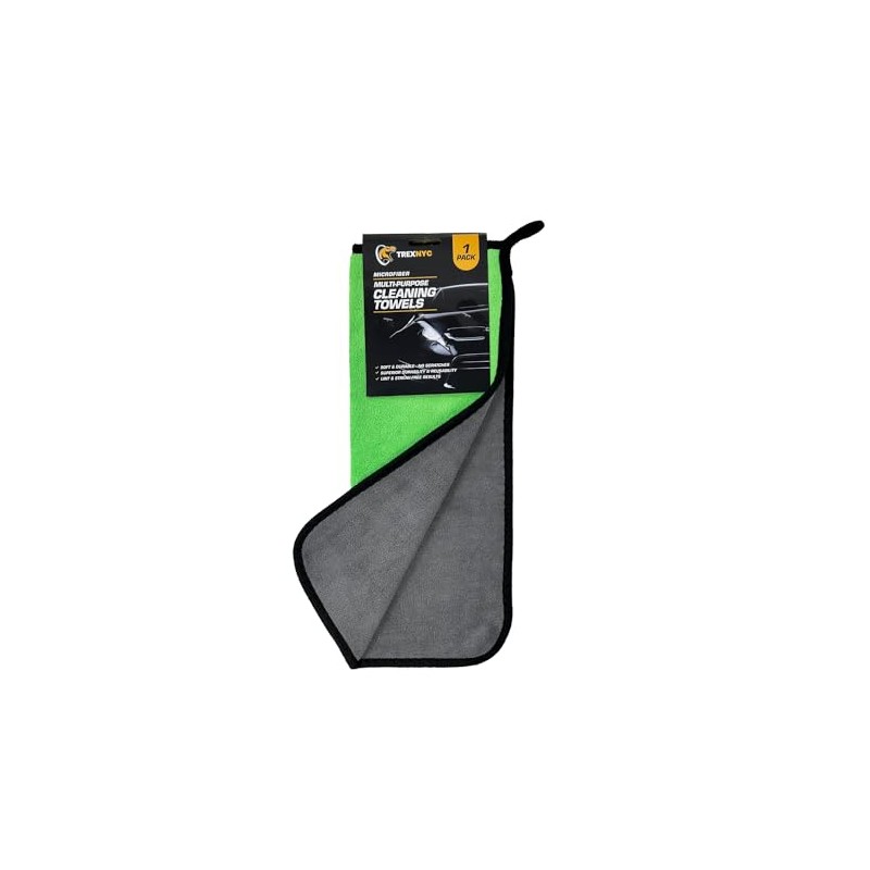 TrexNYC Microfiber Cleaning Cloth Set - Soft & Durable Cleaning