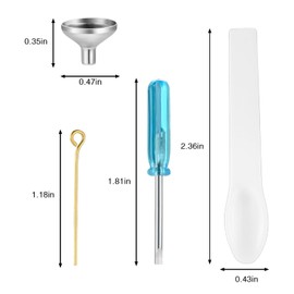 Small Funnel Kit Mini Funnel Set for Urn Necklace Funnel Filler Kit for Cremation Jewelry Ashes Keepsakes Ashes Fillers Funnel Stainless Steel Funnel Filling Ashes