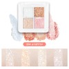 Emery Emily 4 Color Mini Eyeshadow Palette (204 Fine Glitter)