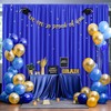 Royal Blue Backdrop Curtain 10x8ft Party Photo Backdrop Drapes 2