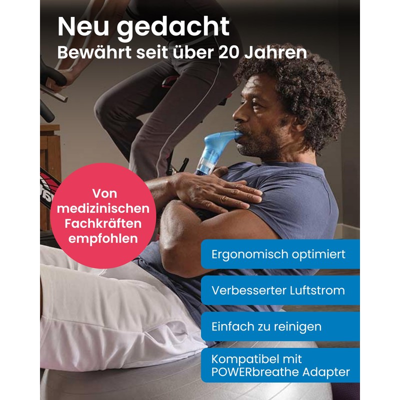 POWERBREATHE Plus I Medium Resistance I Breathing Trainer to Strengthen