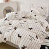 Cozaline Cute Dachshund Duvet Cover Twin Size 100% Cotton Duvet