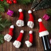 Bencailor 12 Pcs Mini Santa Hats for Crafts Small Christmas