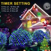 KNONEW 2-Pack 360 LEDs Christmas Net Lights 13ft x 9.8ft