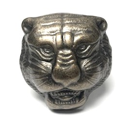 AweStar Eagle Scout Neckerchief Slide Tiger Head Bolo In Lightweight Cast Metal Makes It Durable in Bronze Finish