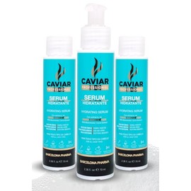 Trio Serum Hidratante para cabello | Protector térmico | Sellador de puntas | Extracto de caviar | Sin sulfatos y parabenos