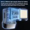 LED Sensor Light Brightness Adjustable Headlamp COB Hat Clip Light