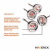 Maverick Large Dial Meat Thermometer – Stainless Steel, 130°F–190°F Range,