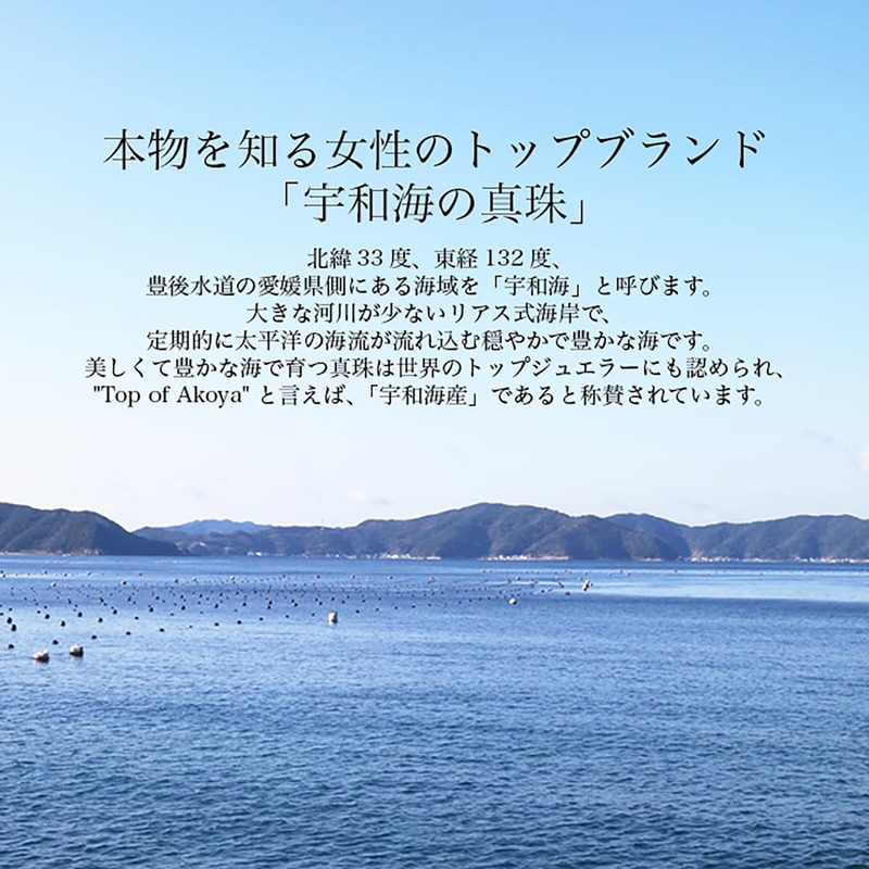 Seashore Uwajima Akoya Pearl, Women's Single Grain Pearl Necklace, White,