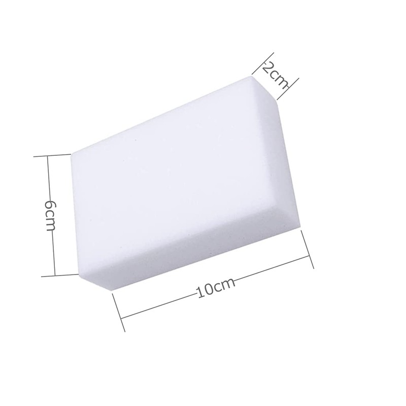 BAISENJIE Magic Sponges Eraser,10 Pack Melamine Sponge in Bulk,2X Density,Long