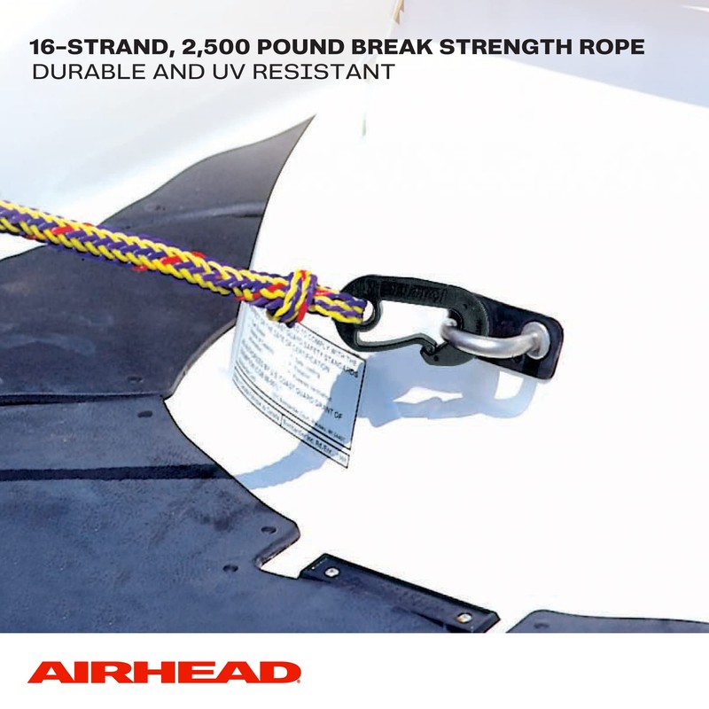 Airhead PWC Boat Dock Line, 7-Feet, Pack of 2, yellow