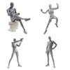 Gnallang Premium Sketch Doll (Men and Female Models), Articulating Movable,