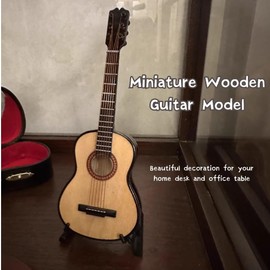 Hilitand Miniature Guitar for Guitar. Mini Musical Ornaments Handmade Home Decoration