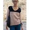 Zeagoo Womens Long Sleeve Tops Fall Casual V Neck Knit